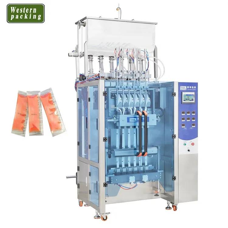 Multilane mašina za pakovanje želea sa tri strane vrećice